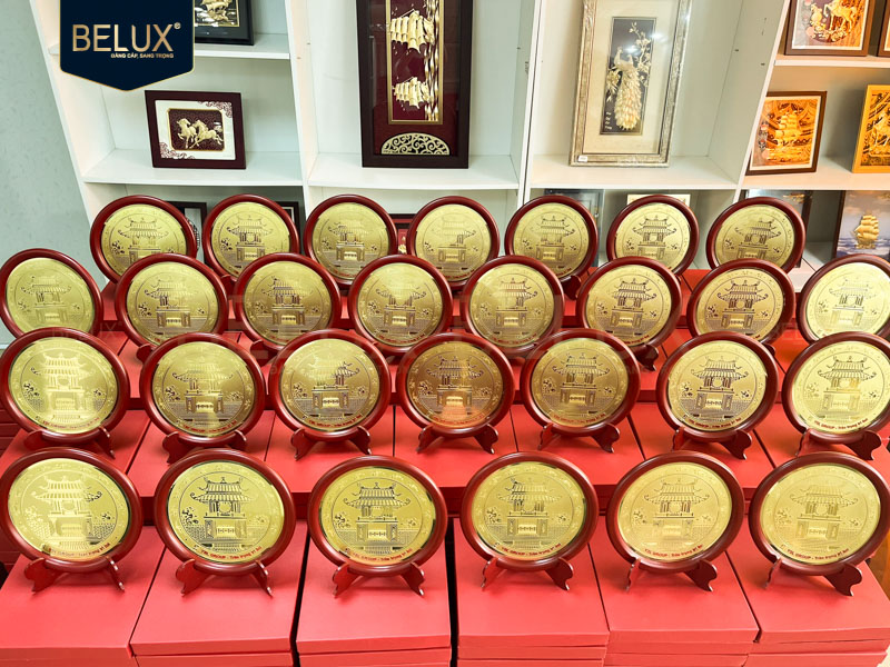 Lô 190 mặt đĩa Khuê Văn Các YSL D17 bằng đồng thiết kế theo yêu cầu